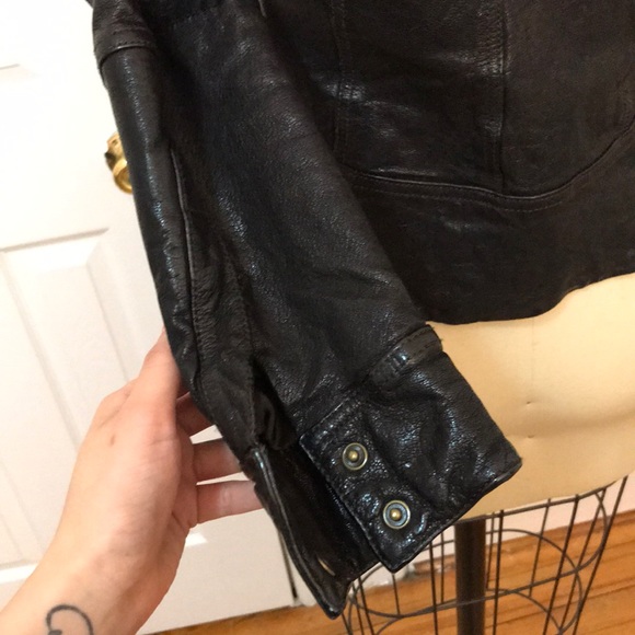 All saints goat leather jacket - Picture 5 of 8